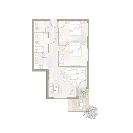 Binnendiek Haus 1 1 アパート Böhl